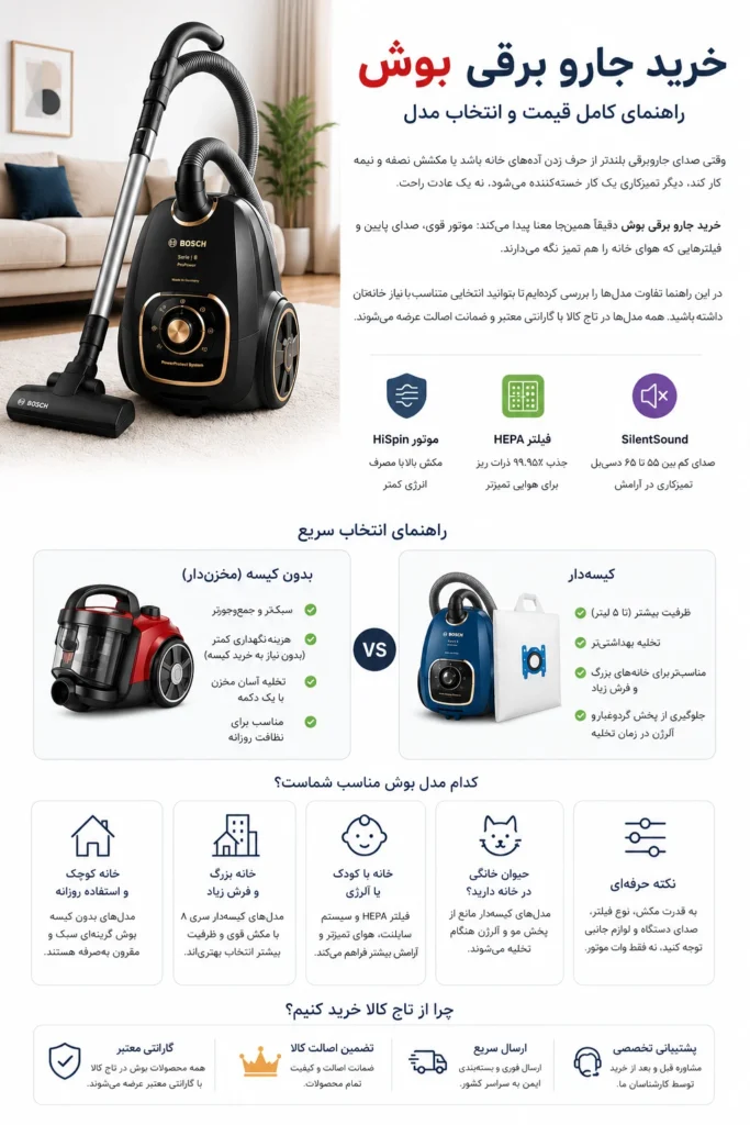 خرید جارو برقی بوش