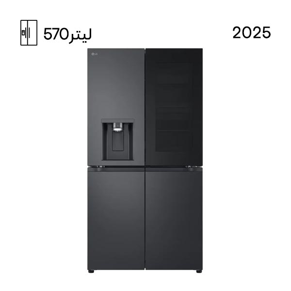 یخچال فریزر ساید بای ساید ال جی مدل X24 Black - نمای 2